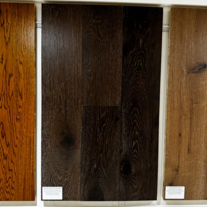 Windsor Engineered Real Wood Oak Brushed Black Grain UV Oiled